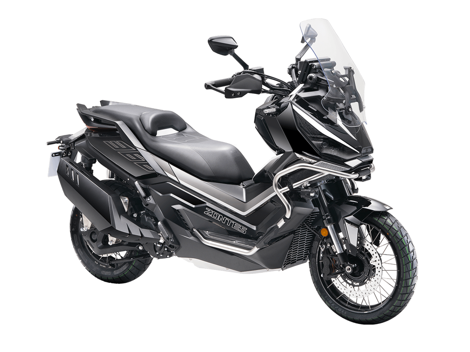 Максискутер ZONTES ZT368-G Black